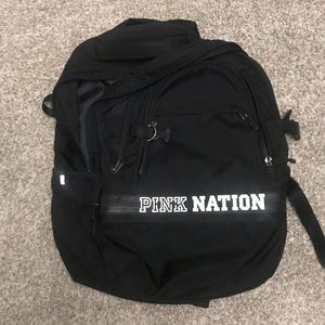 Victoria’s Secret PINK black backpack